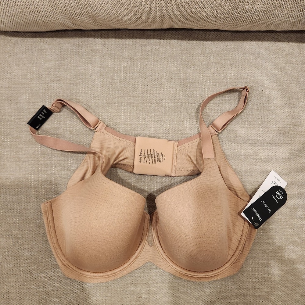 ThirdLove Performance Lingerie T Shirt Bra Women Size 36D NWT 37.5 Technology